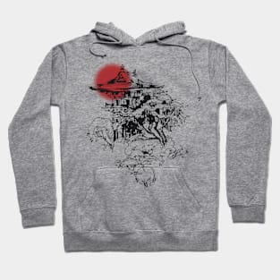 japanese culture skets Hoodie